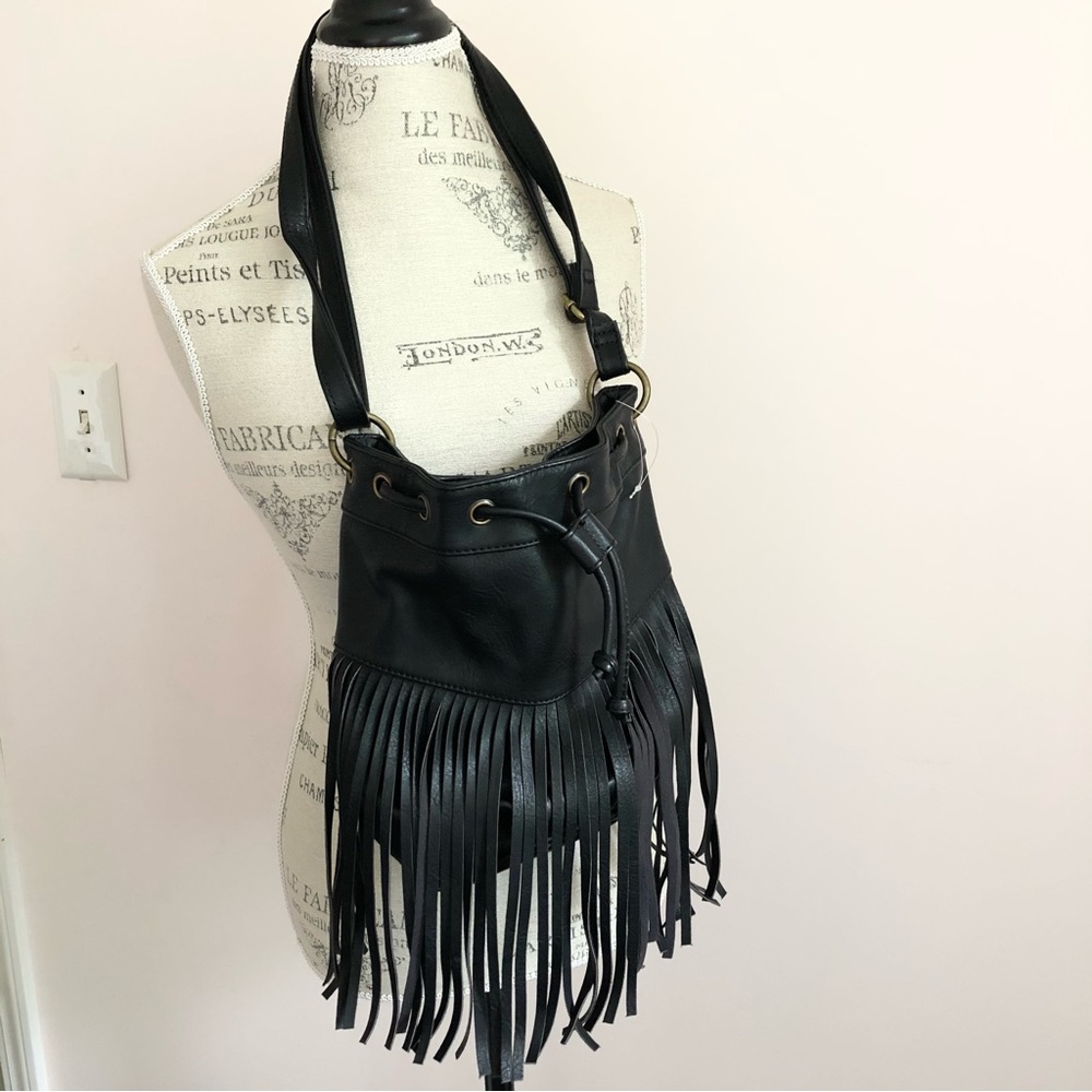 NEW Fringe Bucket Bag
